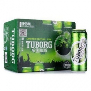 乐堡（Tuborg）啤酒500ml*12听整箱装 音乐轰趴必备 （新老包装随机发货） *2件