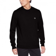 中亚Prime会员、限尺码： FRED PERRY 佛莱德·派瑞 男士圆领羊毛衫