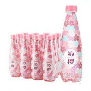 延中 盐汽水可乐型樱花味汽水 330ml*12瓶