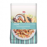 ICA 50%坚果水果 燕麦片 750g *2件