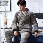 超柔水晶绒 男士冬季家居服