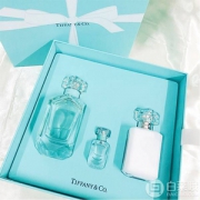 双11预售，TIFFANY & CO. 蒂芙尼 同名淡香水礼盒（香水75ml+Q版香水5ml+身体乳100ml ）