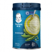 运费券收割机：Gerber 嘉宝 婴幼儿米粉   豌豆味 2段  225g *2件 67.2元（合33.6元/件）