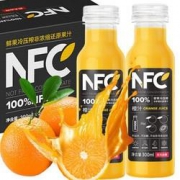 PLUS会员：NONGFUSPRING农夫山泉NFC果汁300ml*24瓶