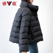 雅鹿 YS610202021 女士轻薄短款羽绒服