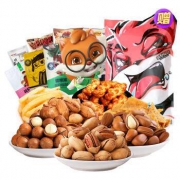 三只松鼠 表情包零食礼包 能量加持款 7袋 1195g