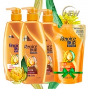88VIP： Rejoice 飘柔 精油润养洗护套装（洗发露500ml*2+护发素500ml 赠 补充装230ml*2）