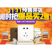 双11预售、促销活动： 京东 施耐德官方旗舰店 双11预售专场