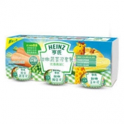 Heinz 亨氏 婴幼儿果泥套餐 113g*3 甜嫩蔬菜 *5件