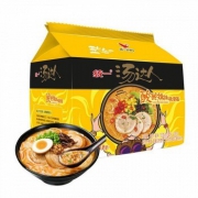 统一 汤达人 酸酸辣辣豚骨面方便面130g*5袋
