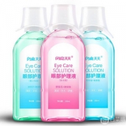 闪亮 眼部护理液洗眼水180ml*3瓶 赠2片擦镜纸