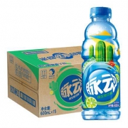 脉动（Mizone）仙人掌青橘味 果汁水维生素运动功能饮料600ml *15瓶 整箱装 *3件