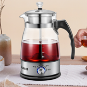 24小时保温+蒸汽煮茶：志高 Z506 全自动玻璃蒸汽煮茶器 1.2L