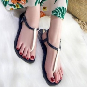 ipanema 依帕内玛 巴西进口 女士夹脚T字平底凉鞋 多色