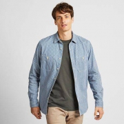 11日0点：UNIQLO 优衣库 UQ422433000 男士工装条纹衬衫