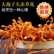 沈家村 虫草花 干货 500克 35.8元包邮