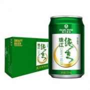 珠江啤酒 9度 珠江纯生啤酒330ml*24听 整箱装 *2件
