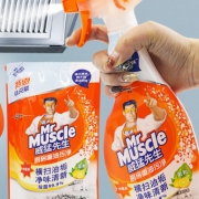 ￥13.9 Mr Muscle 威猛先生 厨房重油污净 455g+补充装420g
