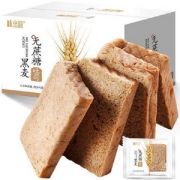 味出道  黑麦无蔗糖粗粮吐司面包 2斤装
