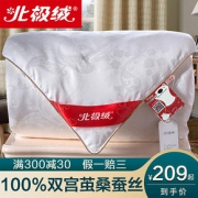 蚕丝被100%桑蚕丝空调夏凉被春秋被冬被子母被儿童单双人手工被芯