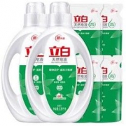 立白 天然皂液洗衣液套装6.76kg（2.38kg×2瓶+500g×4袋） *2件