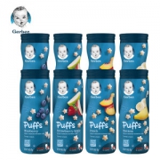 美国进口 嘉宝 3段辅食星星泡芙 4口味 42g*8罐装