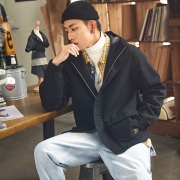 Tonlion 唐狮 623310052432 男款工装连帽夹克 159元包邮