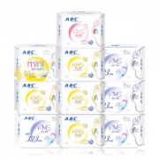 abc 日夜用卫生巾 10包组合
