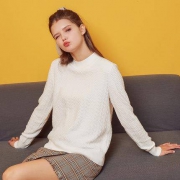双11预售：美特斯邦威 S716789 女士纯棉套头毛衫