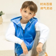 百奇兔 儿童双面银狐绒马甲 80cm-140cm