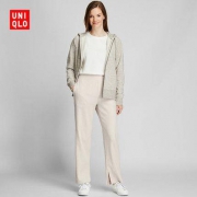 25日0点： UNIQLO 优衣库 426083 女士宽罗纹直筒裤