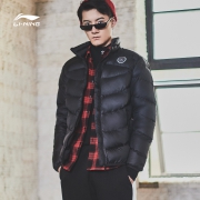 21日0点、双11预售： LI-NING 李宁 LI-NING 李宁 韦德 AYMM183 男士短款鹅绒服 89元（前500件）