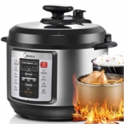 Midea 美的 WQC50A1P 家用电压力锅 5L（一锅双胆、预约）