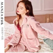 芬腾旗下 玛伦萨 女款秋冬加厚珊瑚绒睡衣 多款