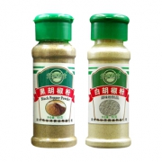 【两瓶装】全黑白胡椒粉调味品组合