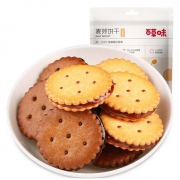 BE＆CHEERY/百草味 黑糖咸蛋黄麦芽饼干 110gx2袋*2件