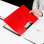 fizz A4资料文件夹 黑色单夹 竖款  券后6.5元