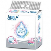洁柔(C&S)抽纸 Lotion保湿因子 3层100抽面巾纸*4包 无香(母儿纸 鼻敏感适用 高端乳霜纸) *9件