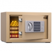 deli 得力 16654 家用小型指纹密码双保险柜 20cm 179元包邮（需用券）