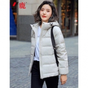 雅鹿 YB61U085O 女士短款鸭绒服