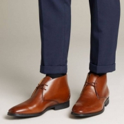 多码，Clarks 其乐 Gilman Mid 男士中帮皮鞋