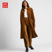 25日0点： UNIQLO 优衣库 419802 女款灯芯绒衬衫式连衣裙