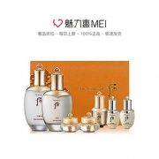 后（WHOO） 天气丹水乳套装女花献光彩紧颜7件套
