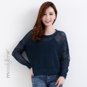 Moodylime ML-SS16-S035 女款镂空网状针织毛衣 24.55元包邮（需用券）