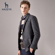 Hazzys 哈吉斯 ASUZJ09DJ03 冬季男士休闲西装