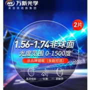 万新光学 1.67折射率 非球面高清近视镜片+镜框 178元包邮（需用券）