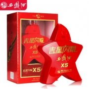 西凤酒 吉星闪耀X5 45度绵柔凤香型白酒500ml礼盒装
