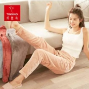 纤丝鸟 情侣款加厚法兰绒暖暖裤 男女多色