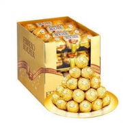 Ferrero Roche r费列罗 榛果威化糖果巧克力礼盒 48粒 600g *2件