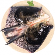 仙泉湖 生态鳙鱼大鱼头 600g 27元，可优惠至13.5元